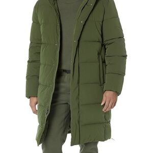 Men's Green Puffer Coat